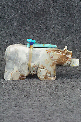 Bear Zuni Fetish Carving - Alex Tsethlikai - Image 5