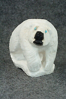 Bear Zuni Fetish Carving - Derrick Kaamasee - Image 6