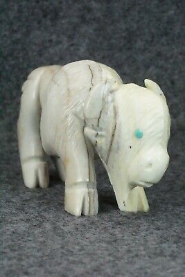 Buffalo Zuni Fetish Carving - Jonas Hustito - Image 6