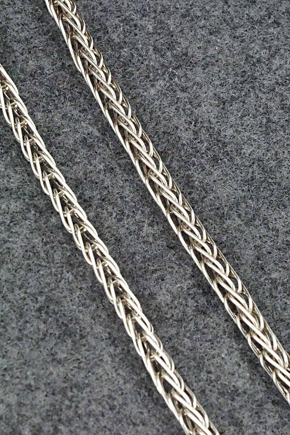 Coral & Sterling Silver Necklace and Earrings Set - Smokey Gchachu - Image 10