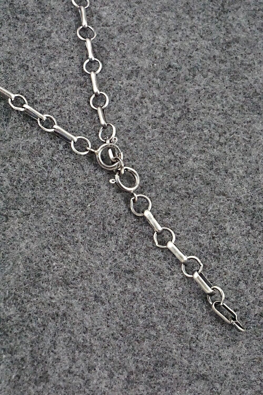 Coral & Sterling Silver Necklace - Paul Largo - Image 7