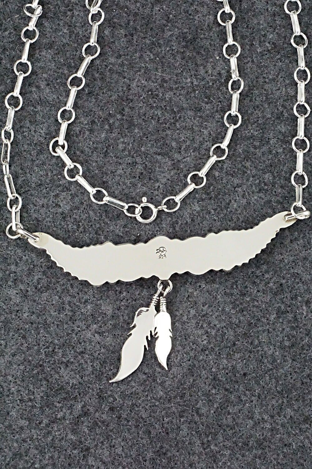 Coral & Sterling Silver Necklace - Sadie Jim - Image 7