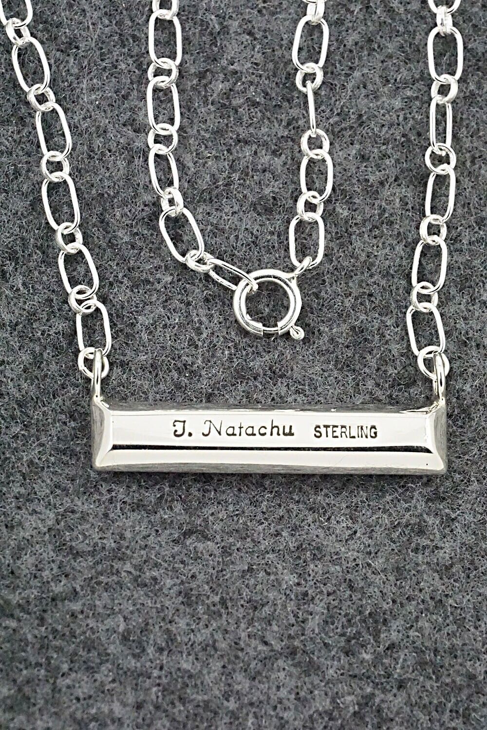 Lapis & Sterling Silver Necklace - Troy Natachu - Image 7