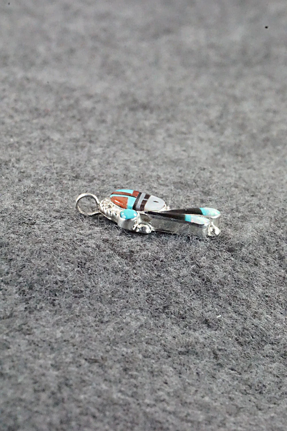 Multi Stone and Sterling Silver Pendant - Geraldine Lonjose - Image 7