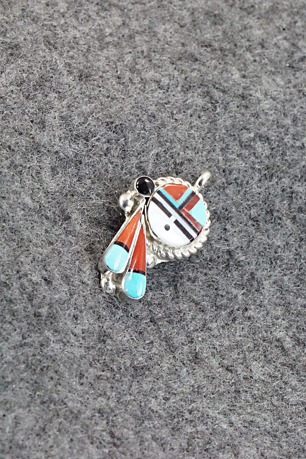 Multi Stone and Sterling Silver Pendant - Geraldine Lonjose - Image 4