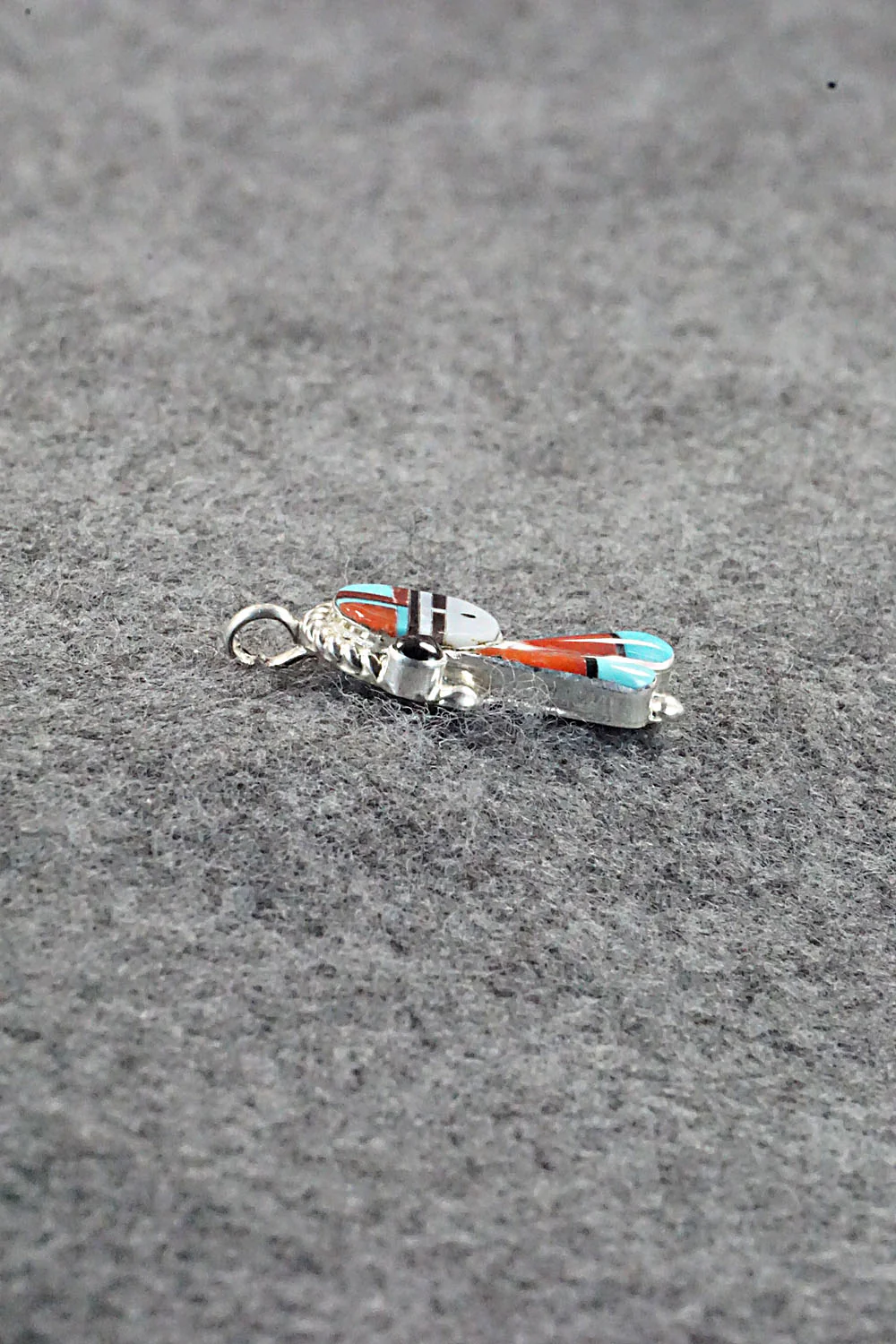 Multi Stone and Sterling Silver Pendant - Geraldine Lonjose - Image 5