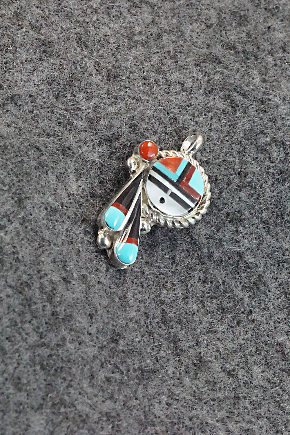 Multi Stone and Sterling Silver Pendant - Geraldine Lonjose - Image 4