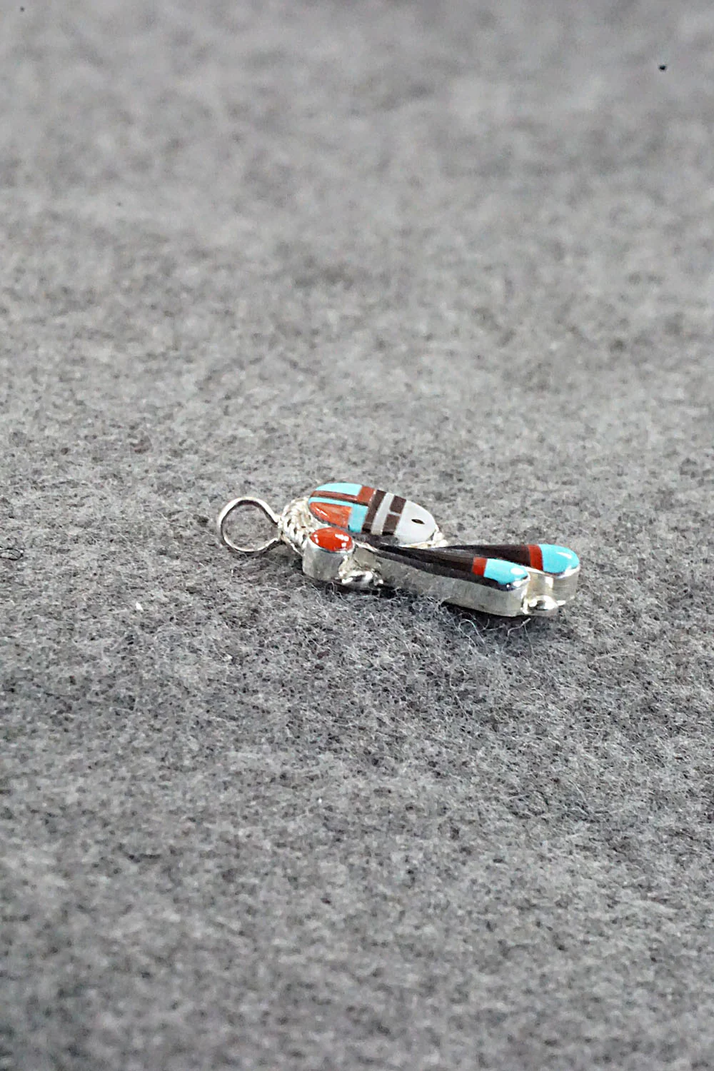 Multi Stone and Sterling Silver Pendant - Geraldine Lonjose - Image 5