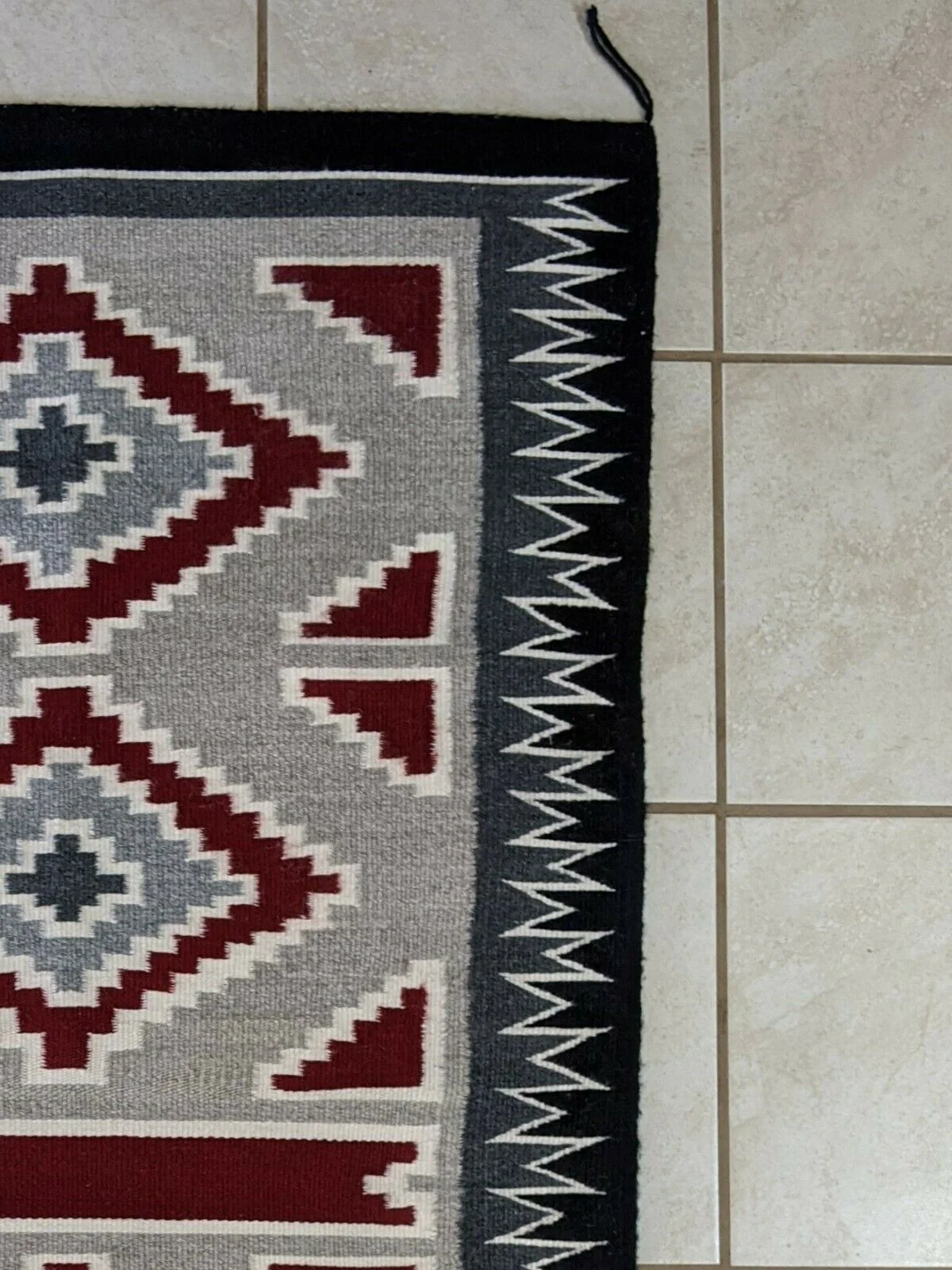 Navajo Handwoven Rug - 58in x 29.5in - Tanisha Charley - Image 3