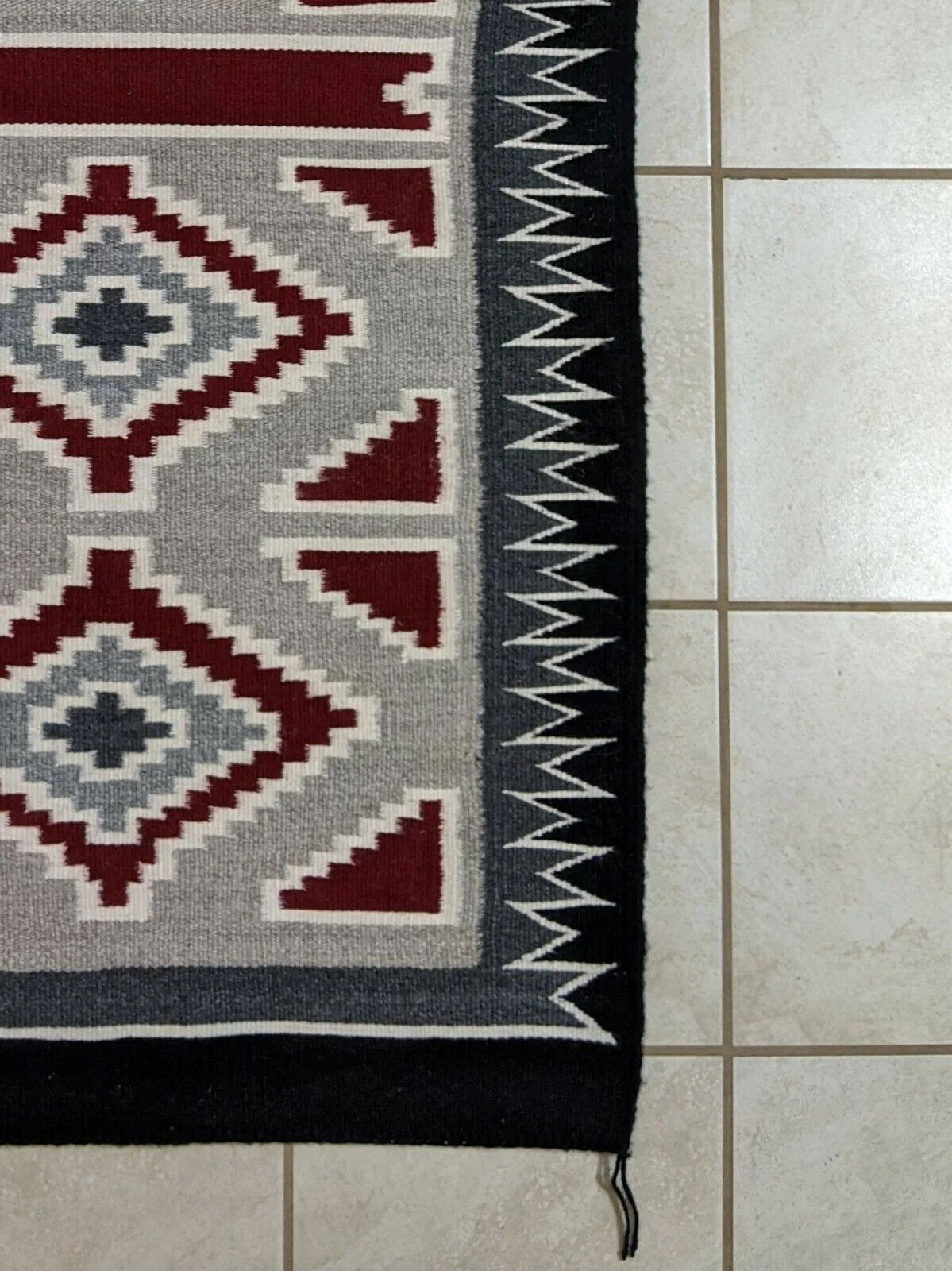 Navajo Handwoven Rug - 58in x 29.5in - Tanisha Charley - Image 5