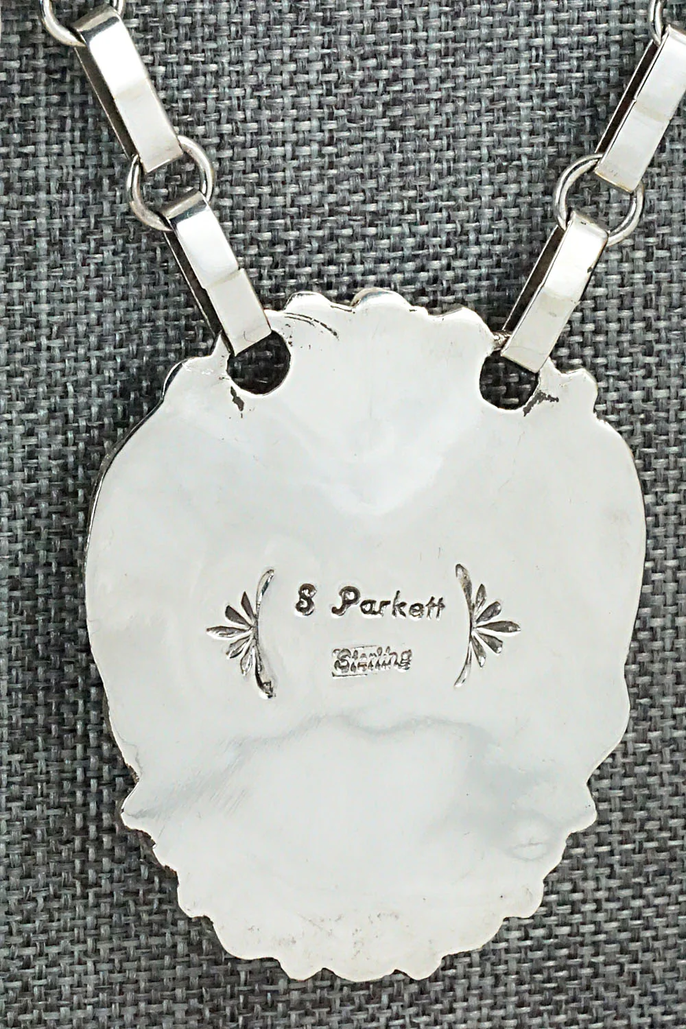 Onyx & Sterling Silver Necklace & Earrings Set - Sandra Parkett - Image 10