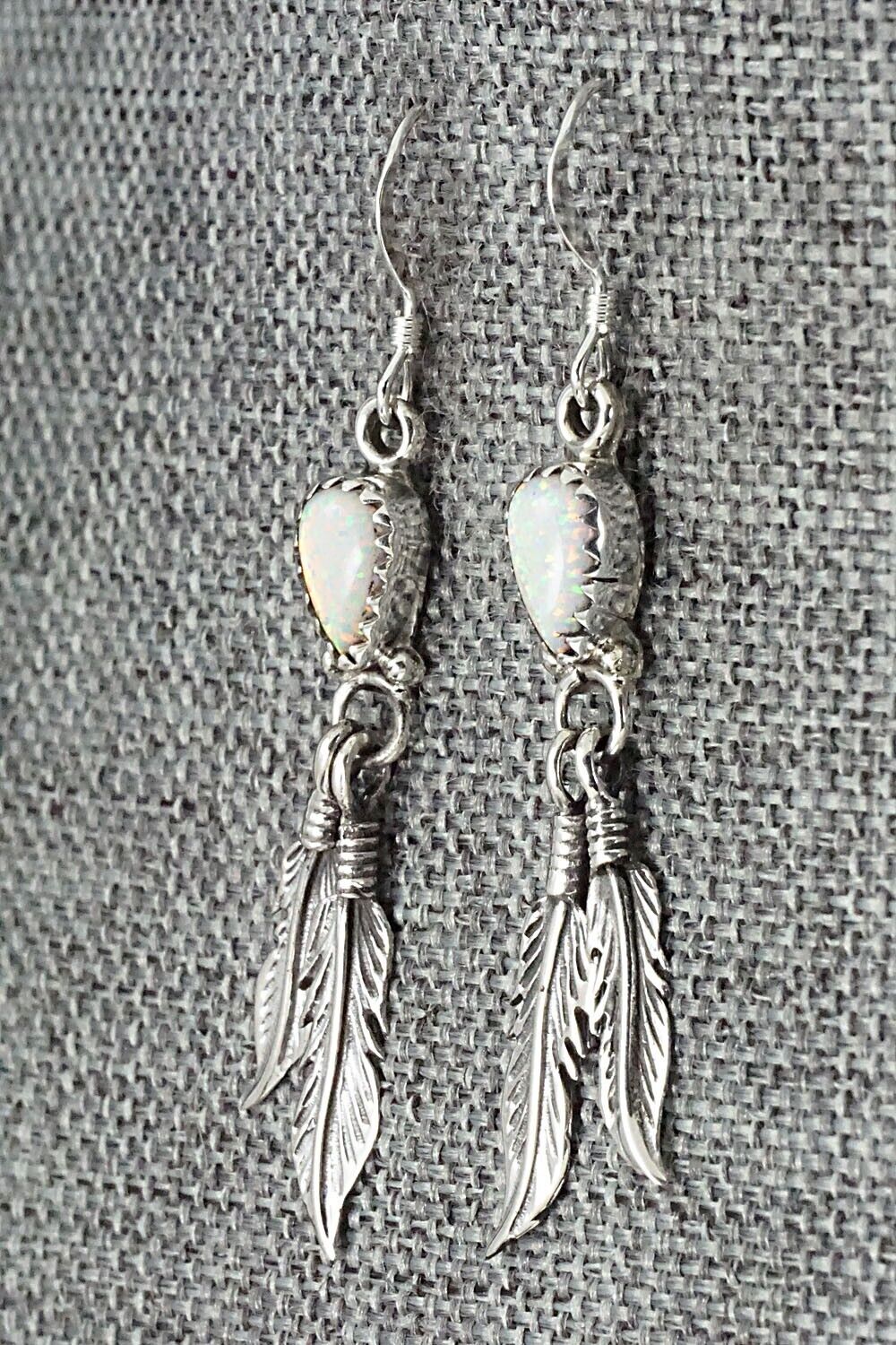 Opalite & Sterling Silver Earrings - Emery Spencer - Image 3