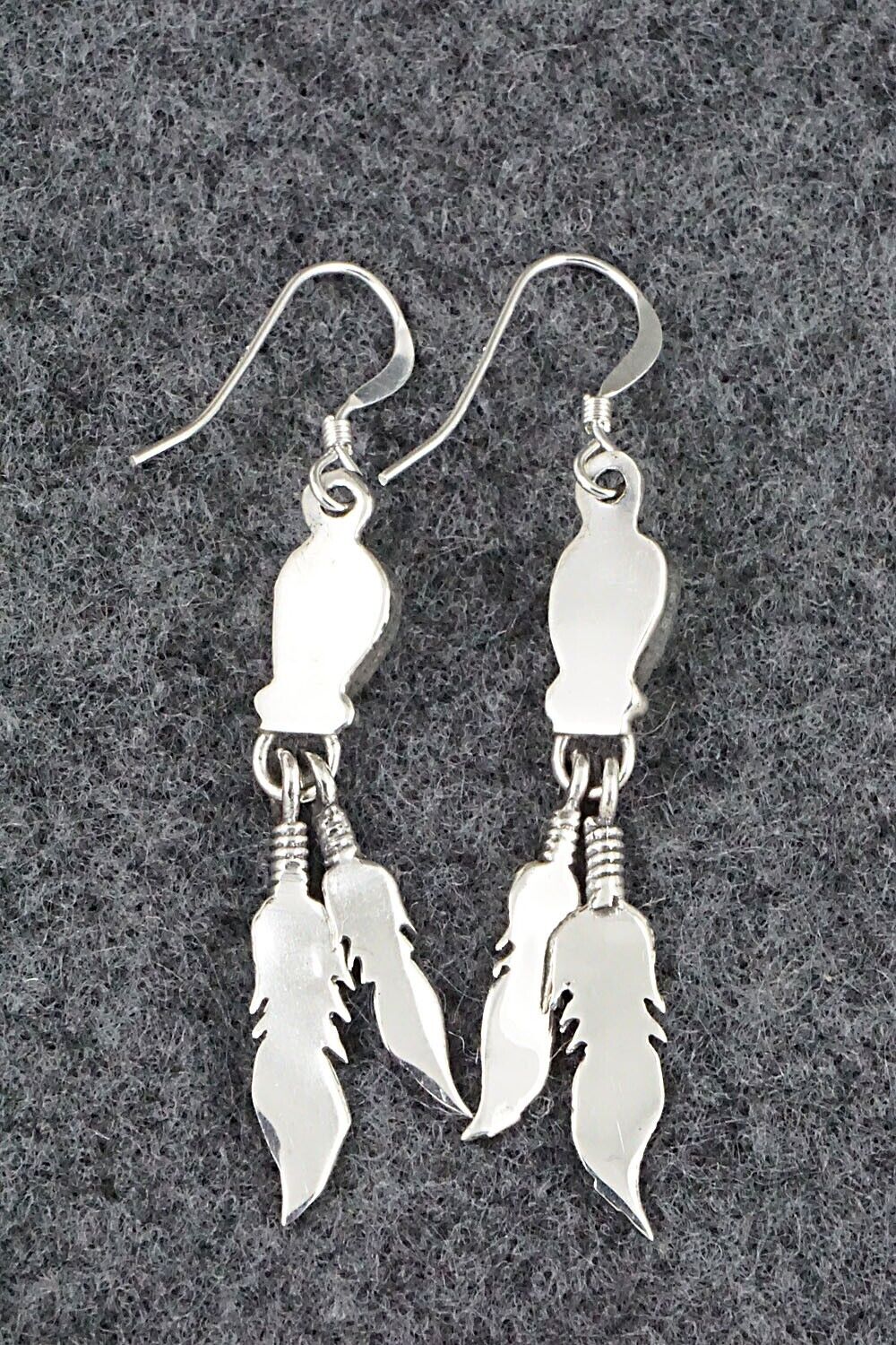 Opalite & Sterling Silver Earrings - Emery Spencer - Image 7