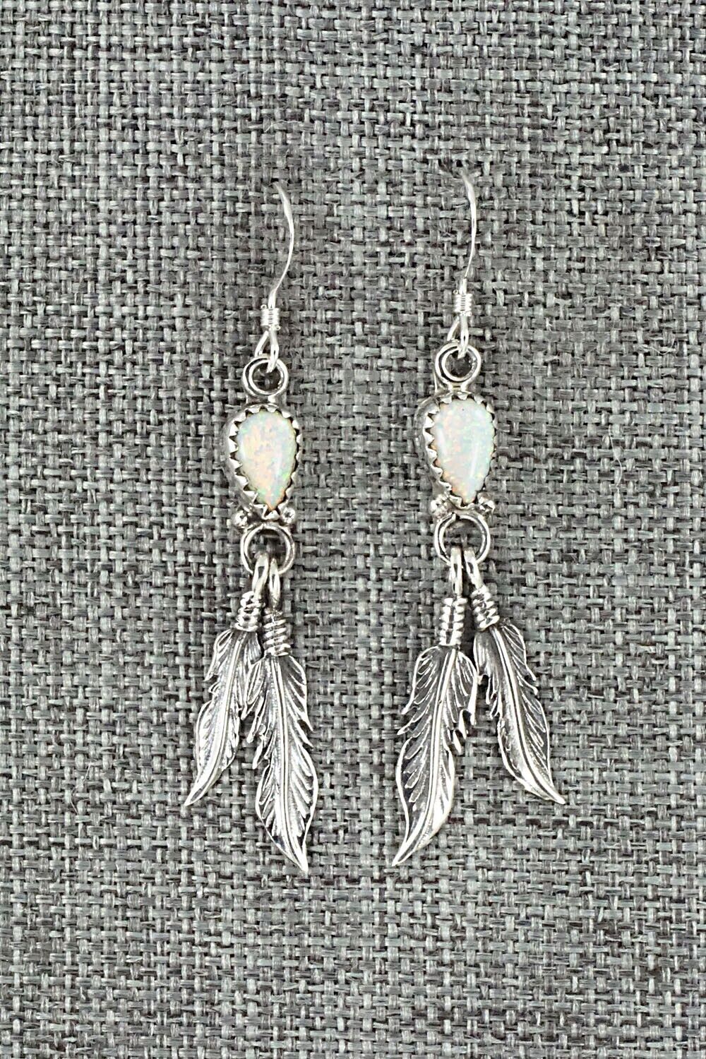 Opalite & Sterling Silver Earrings - Emery Spencer - Image 8