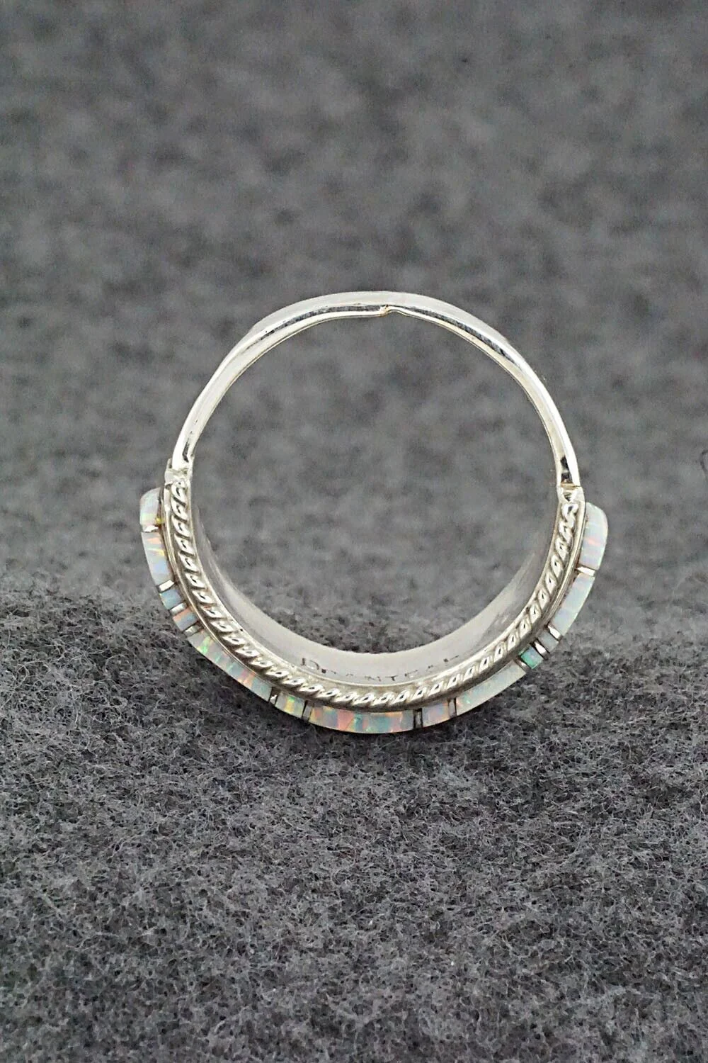 Opalite & Sterling Silver Ring - Deirdre Luna Panteah - Size 12.25 - Image 7