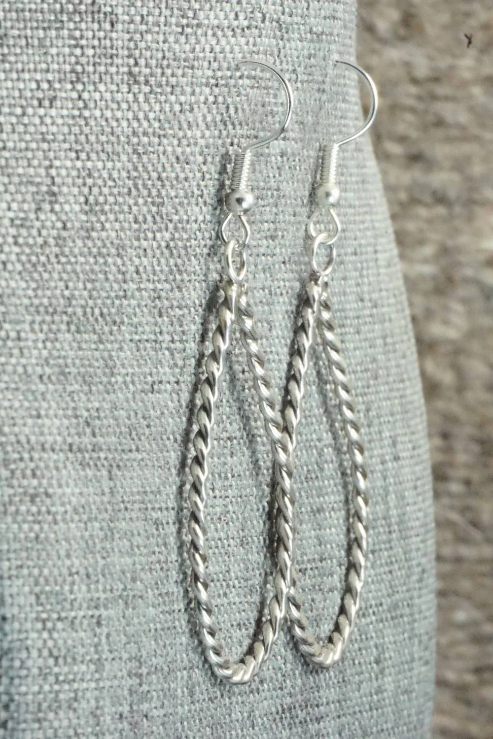 Sterling Silver Earrings - Caroline Tsosie - Image 6