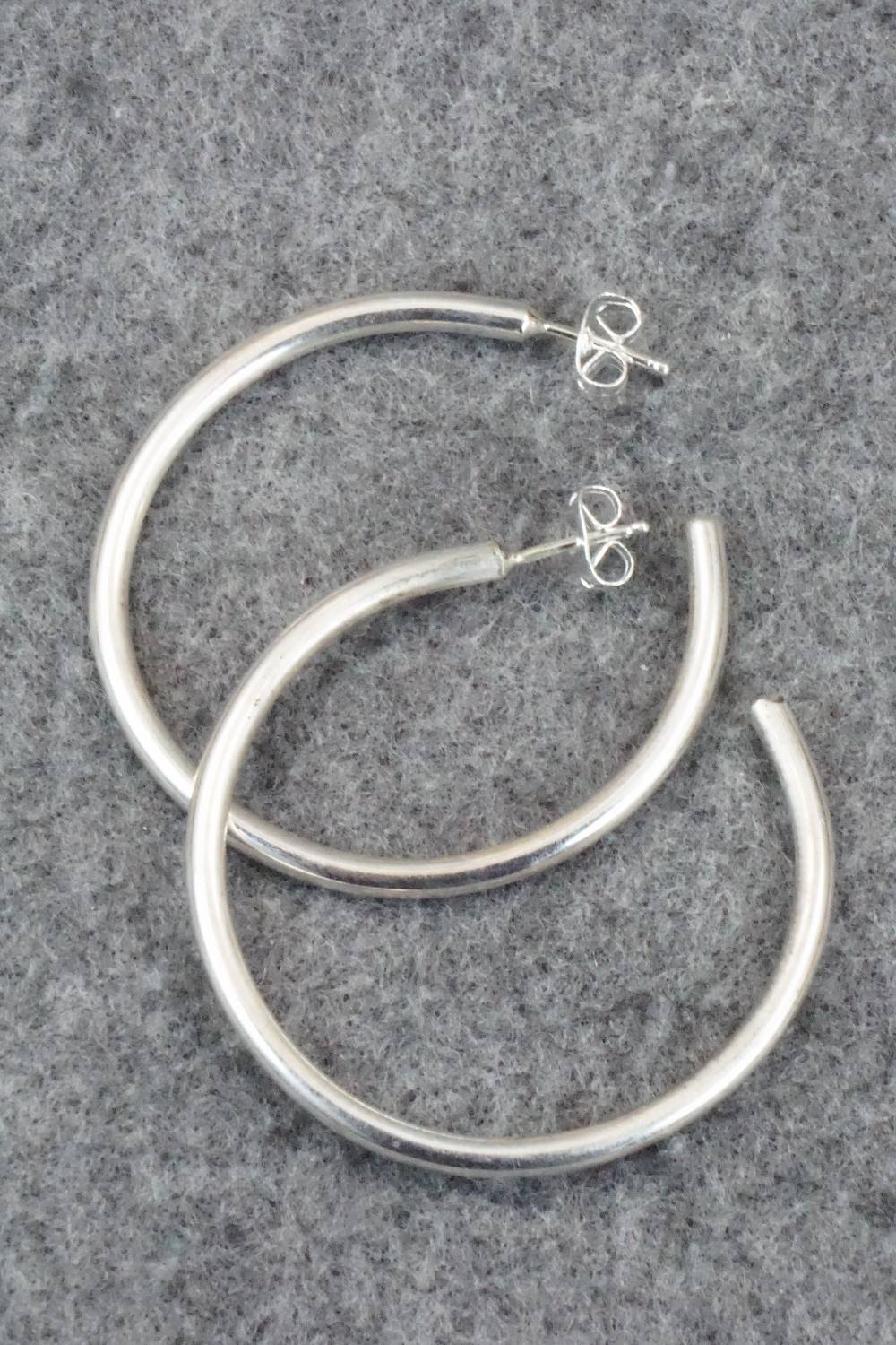 Sterling Silver Earrings - Elaine Tahe - Image 3