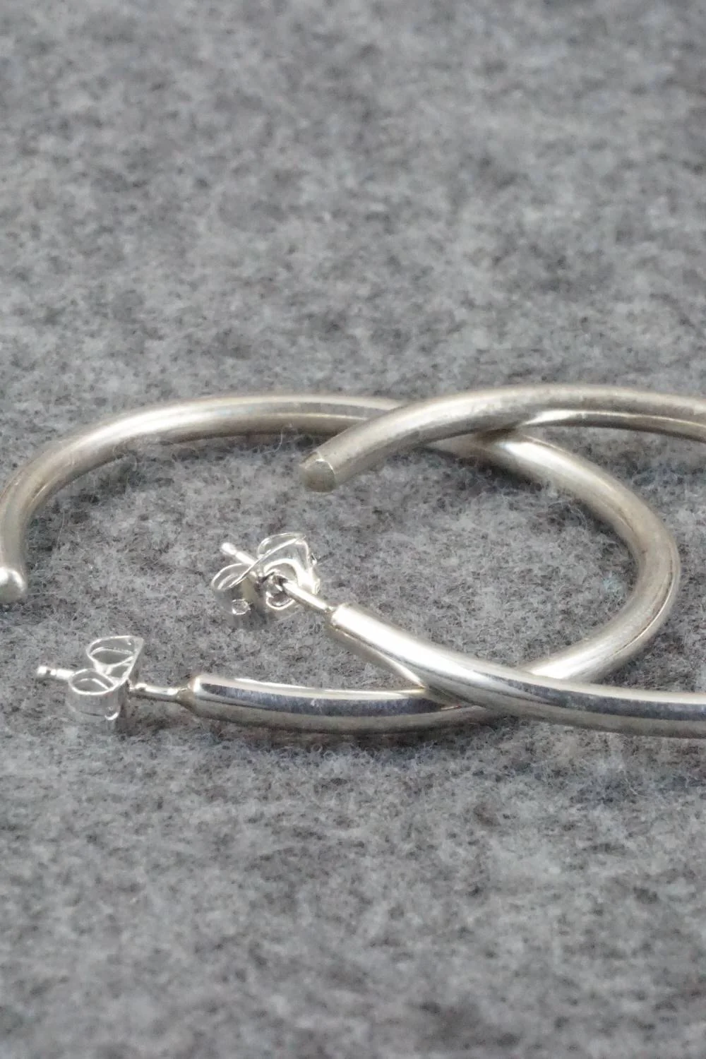 Sterling Silver Earrings - Elaine Tahe - Image 4