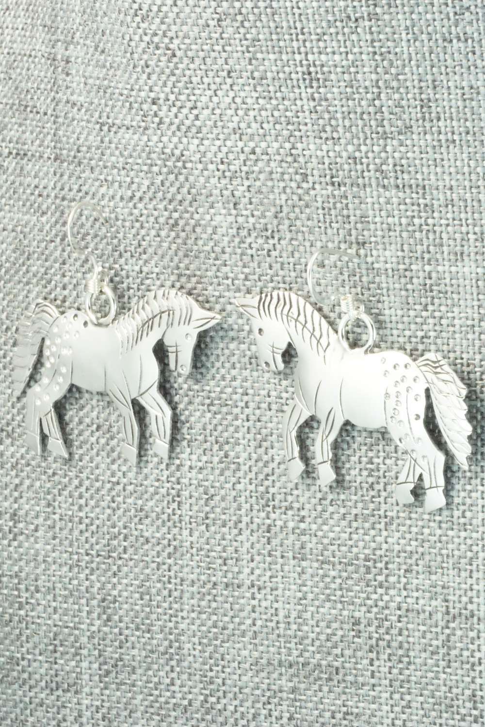 Sterling Silver Earrings - Louise Yazzie - Image 4