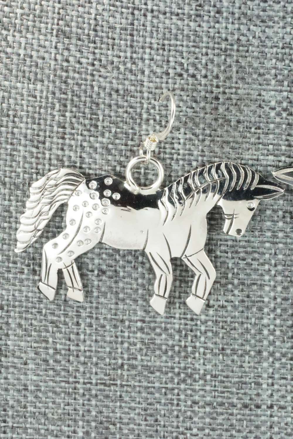 Sterling Silver Earrings - Louise Yazzie - Image 3