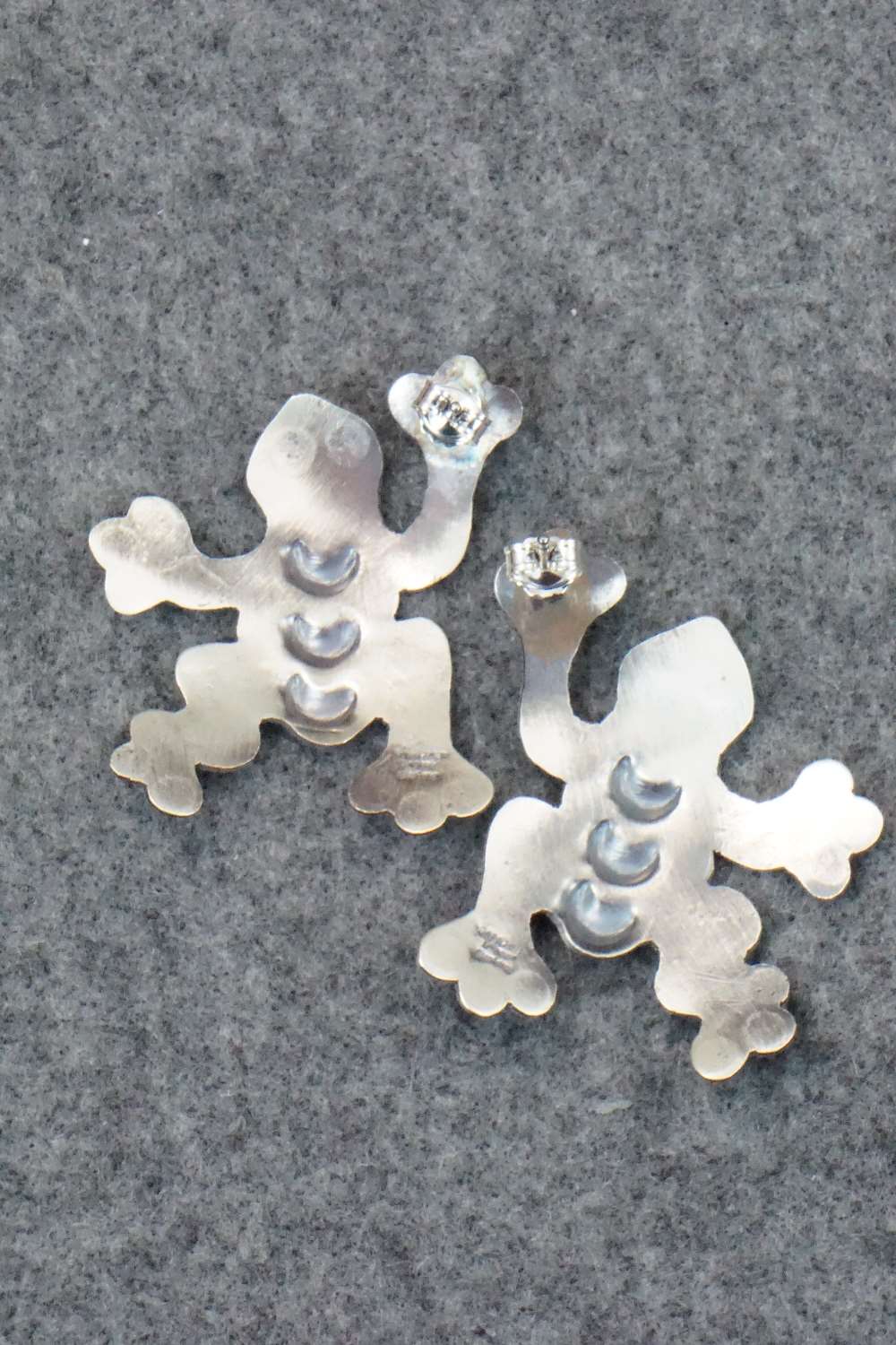 Sterling Silver Earrings - Tim Yazzie - Image 6