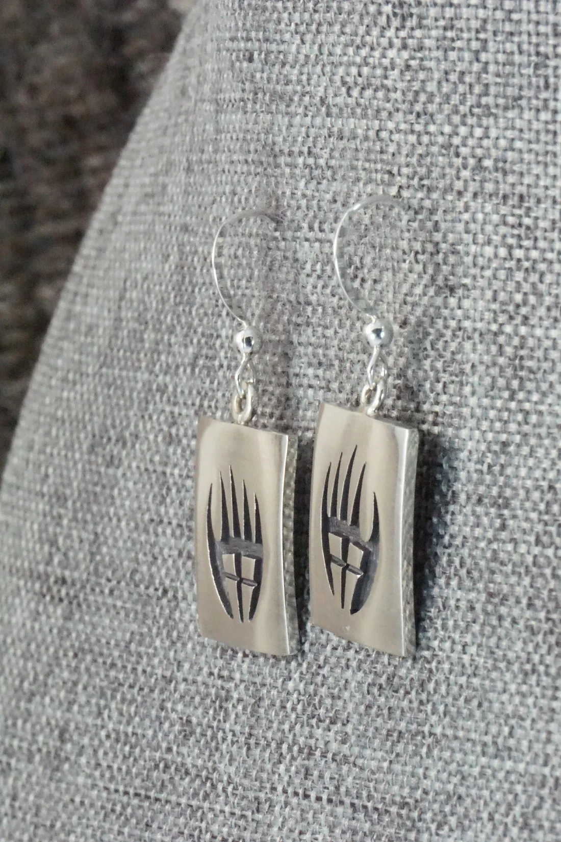 Sterling Silver Earrings - Timothy Mowa - Image 3