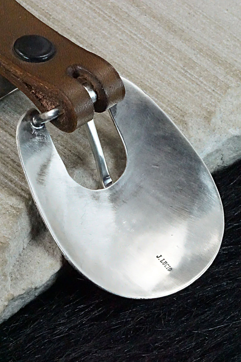 Sterling Silver Ranger Belt Buckle - J. Lucio - Image 5