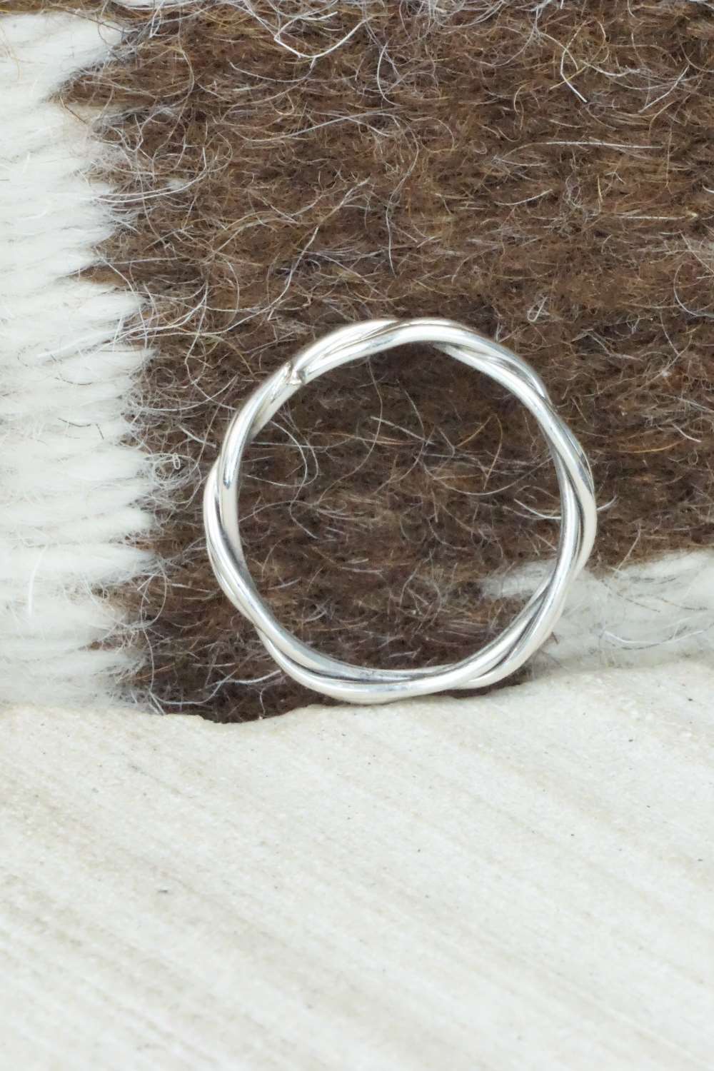 Sterling Silver Ring - Elaine Tahe - Size 6 - Image 5