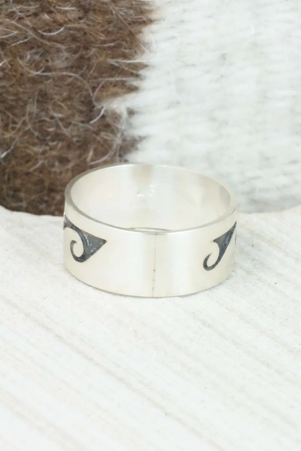 Sterling Silver Ring - Lester Gene - Size 12.25 - Image 3