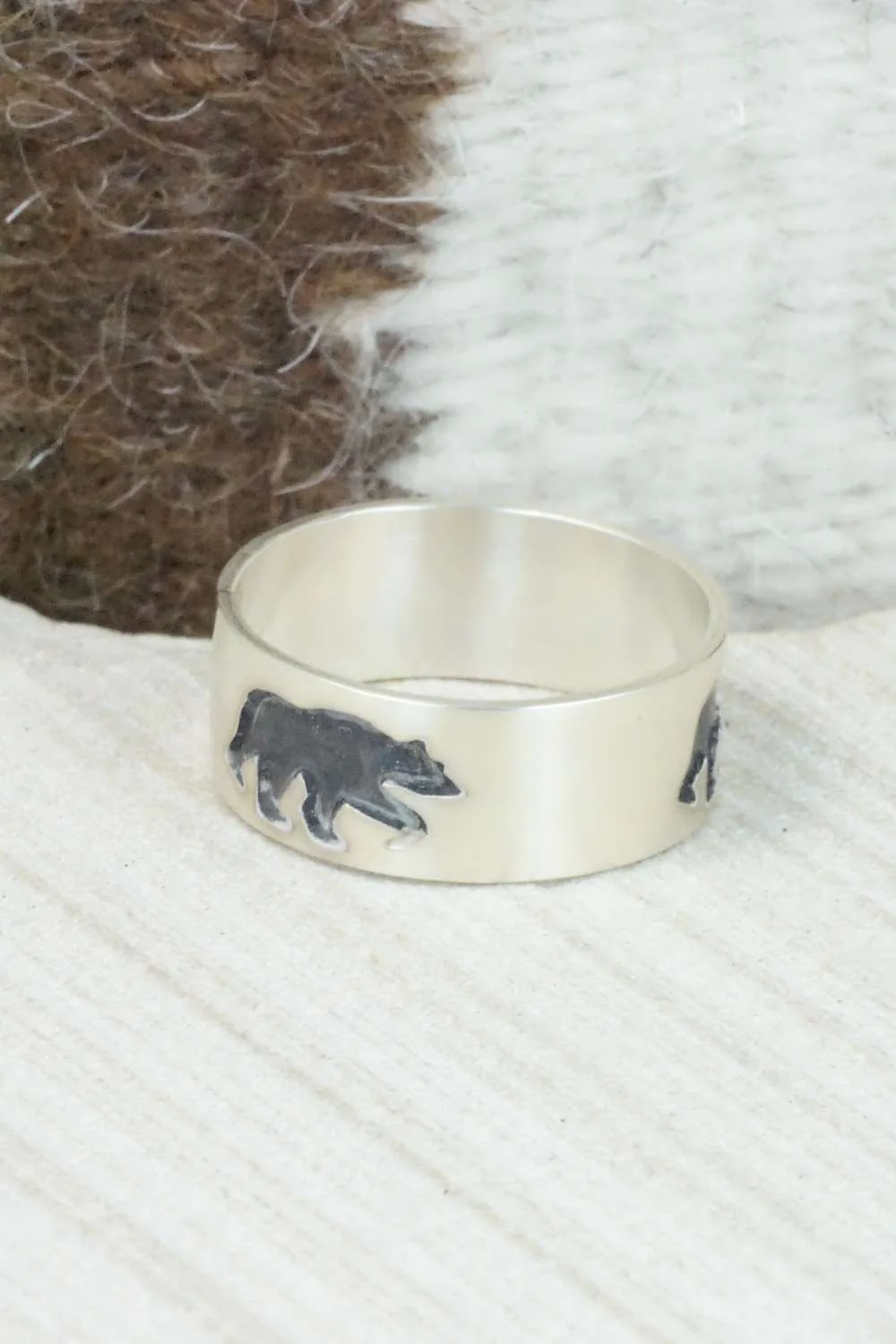 Sterling Silver Ring - Lester Gene - Size 15 - Image 3