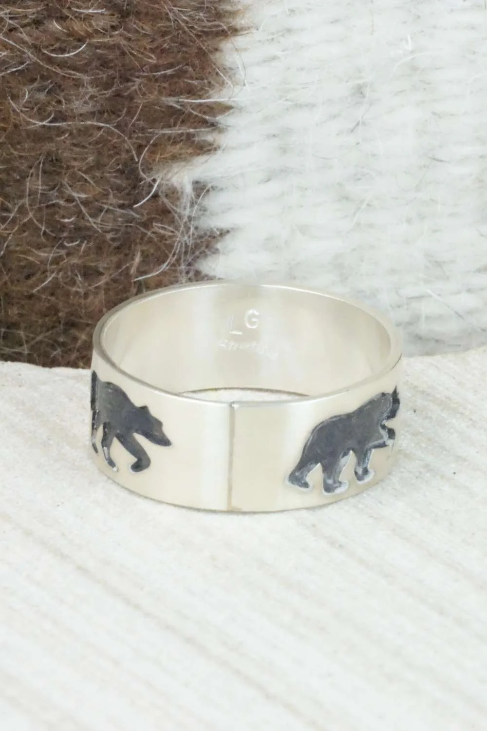 Sterling Silver Ring - Lester Gene - Size 15 - Image 4