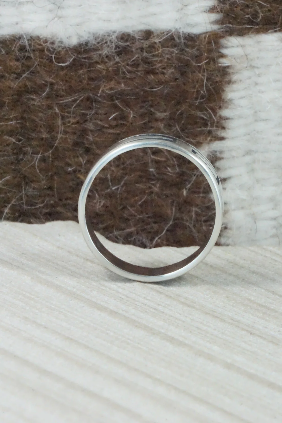 Sterling Silver Ring - Timothy Mowa - Size 13.5 - Image 6