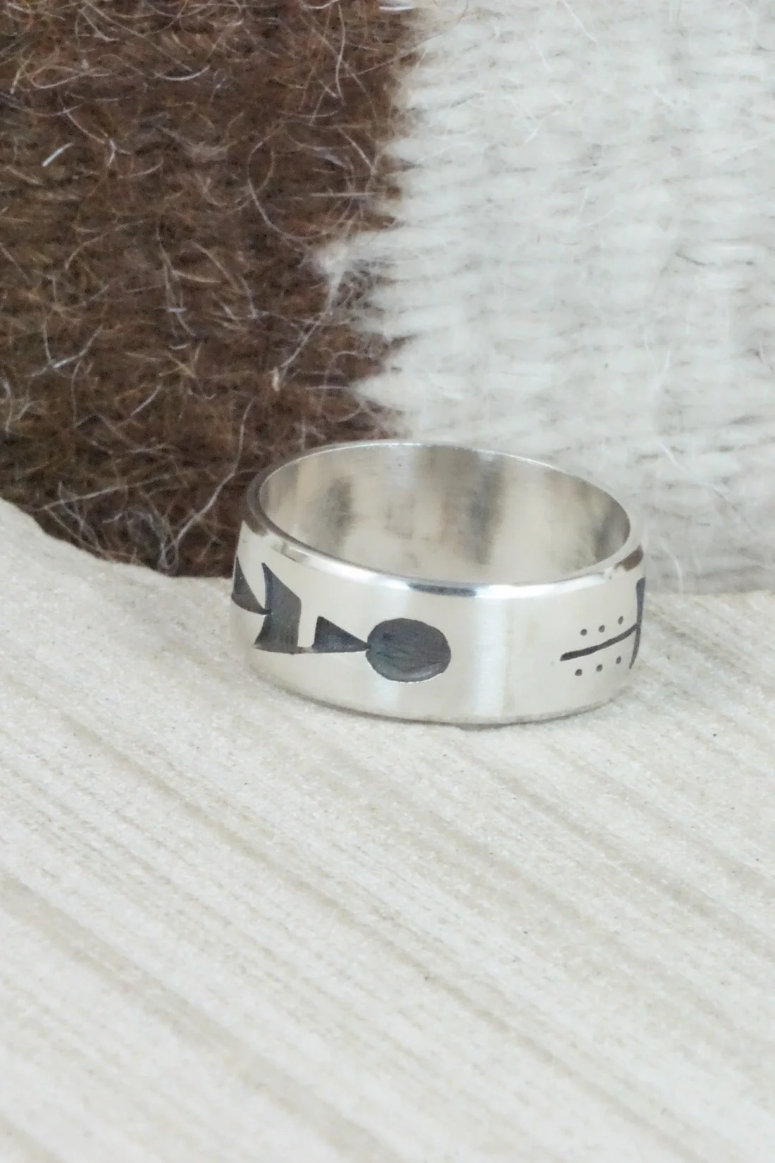 Sterling Silver Ring - Timothy Mowa - Size 12 - Image 3