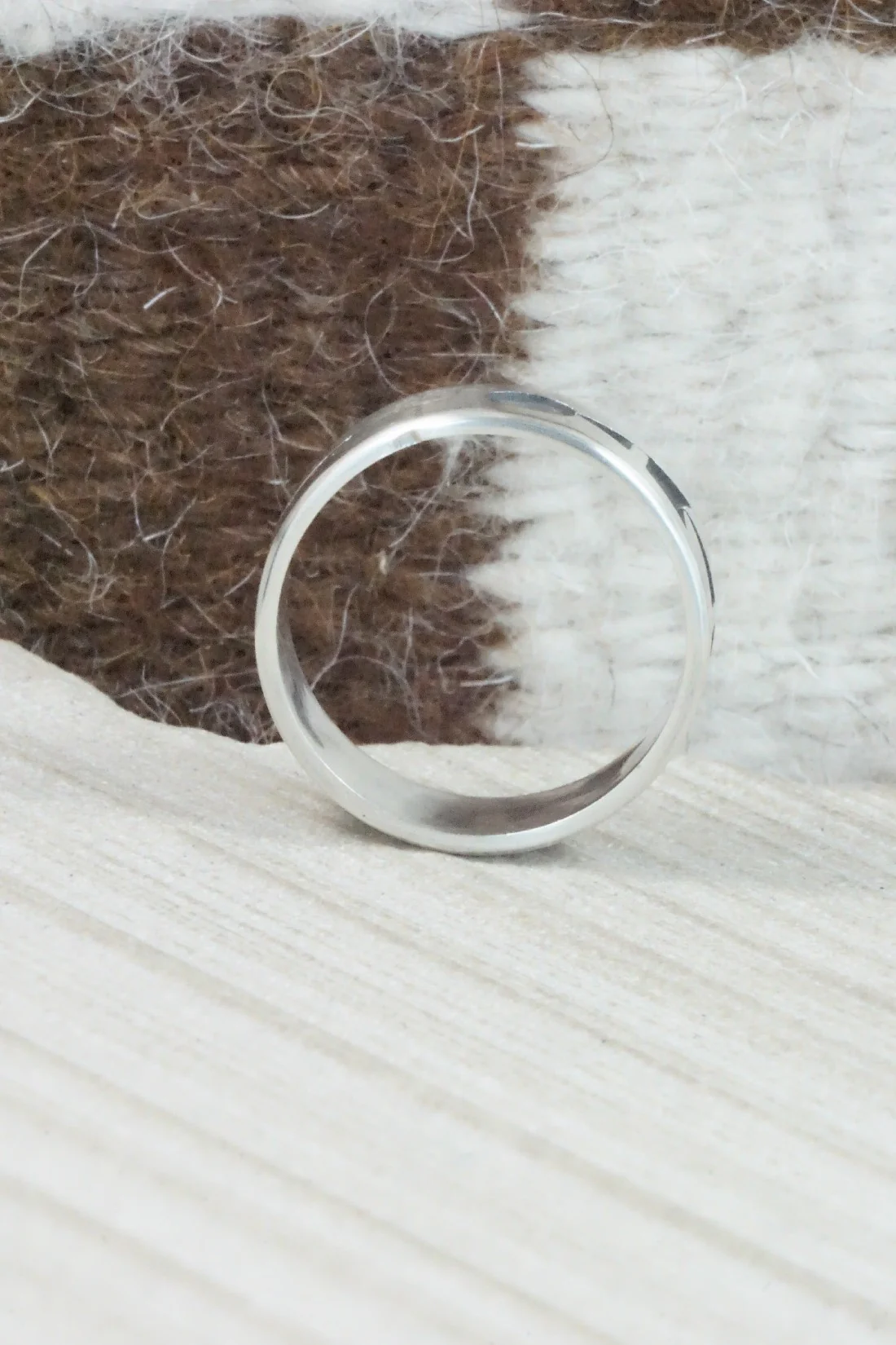 Sterling Silver Ring - Timothy Mowa - Size 12 - Image 6