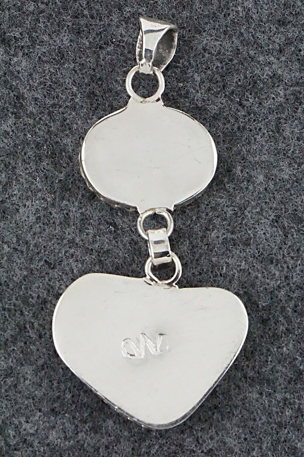 Turquoise and Sterling Silver Pendant - Matilda Chattin - Image 3