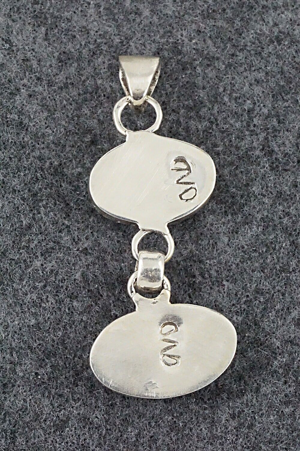 Turquoise and Sterling Silver Pendant - Matilda Chattin - Image 3