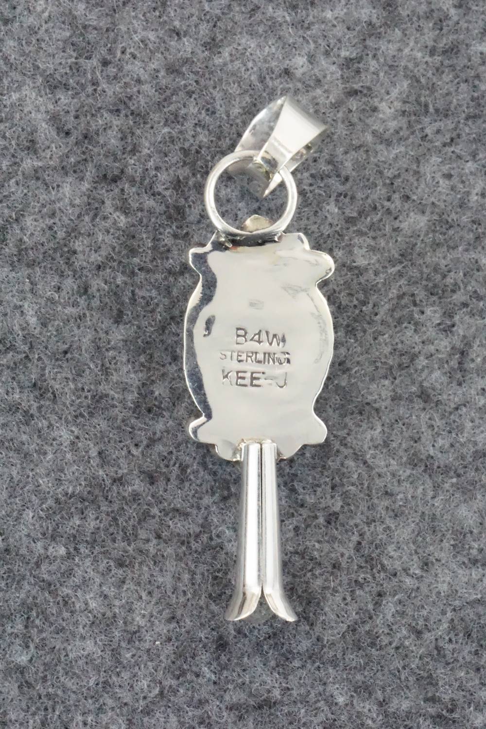 Turquoise and Sterling Silver Pendant - Vernon Johnson - Image 5