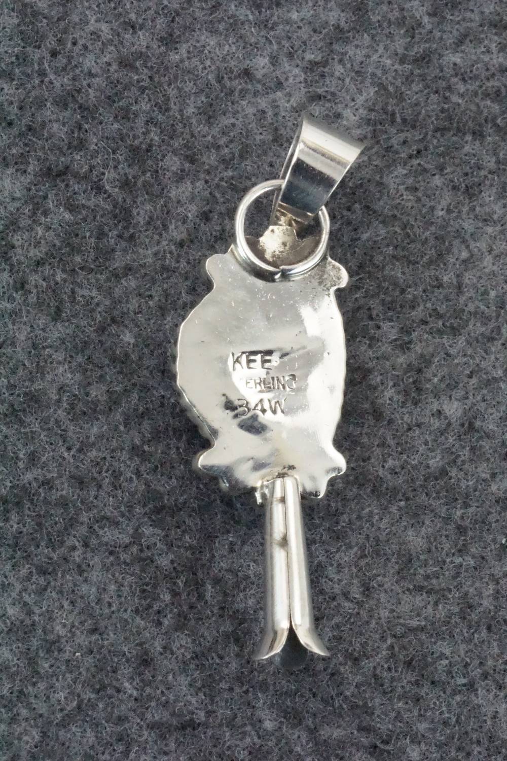 Turquoise and Sterling Silver Pendant - Vernon Johnson - Image 4