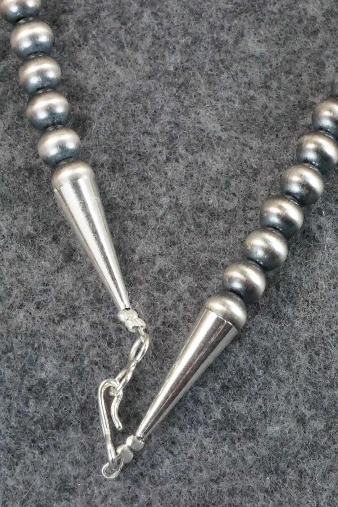 Turquoise, Coral Pendant & Sterling Silver Necklace - Tom Lewis - Image 8