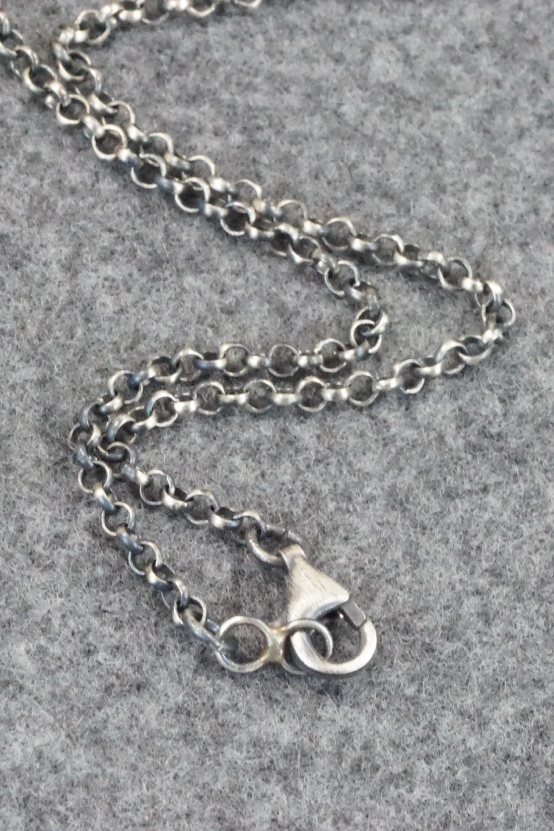 Turquoise, Coral & Sterling Silver Necklace - Betta Lee - Image 7