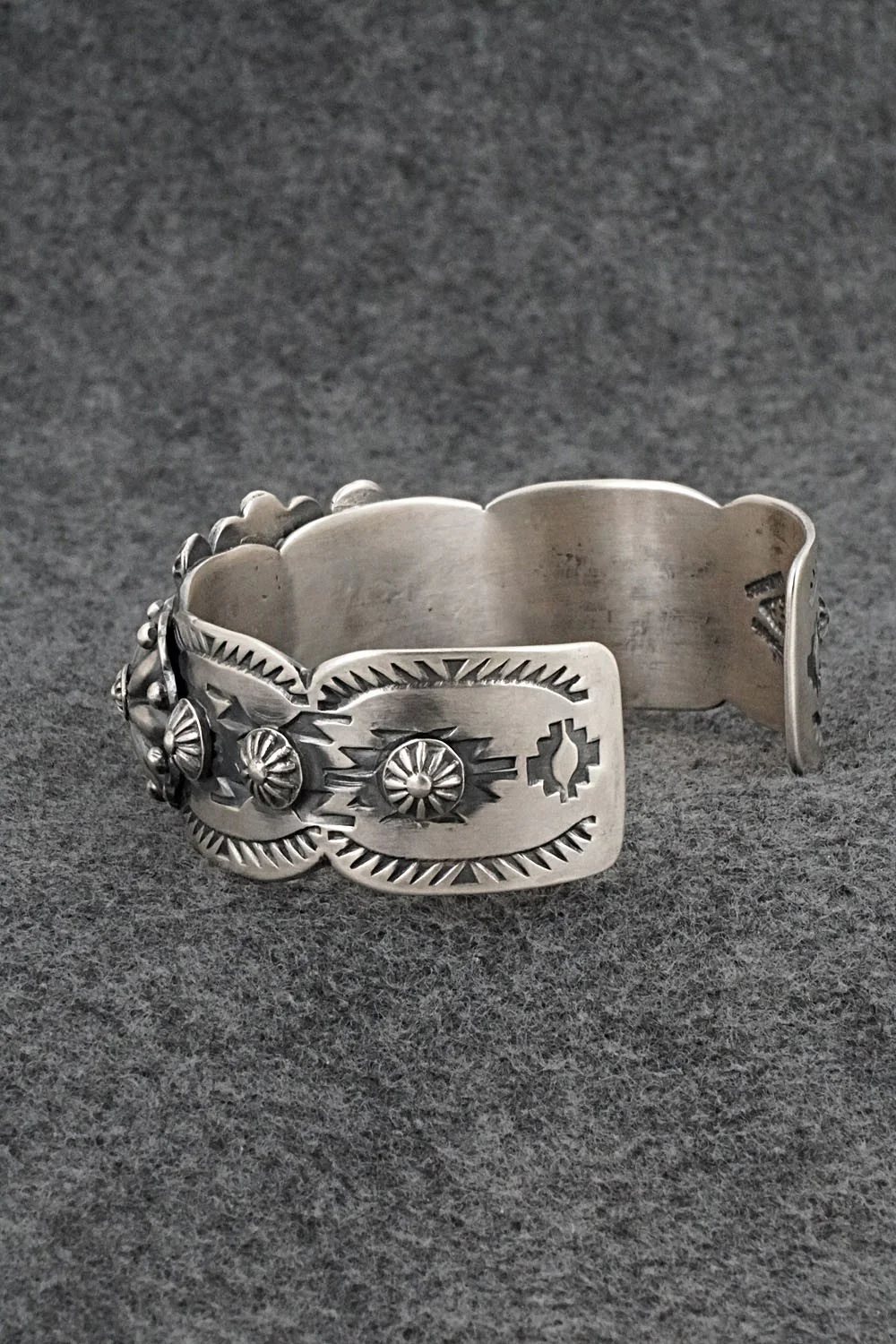 Turquoise & Sterling Silver Bracelet - Andrew Gordon - Image 4