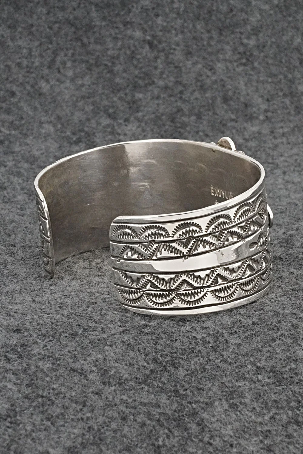 Turquoise & Sterling Silver Bracelet - Eula Wylie - Image 5