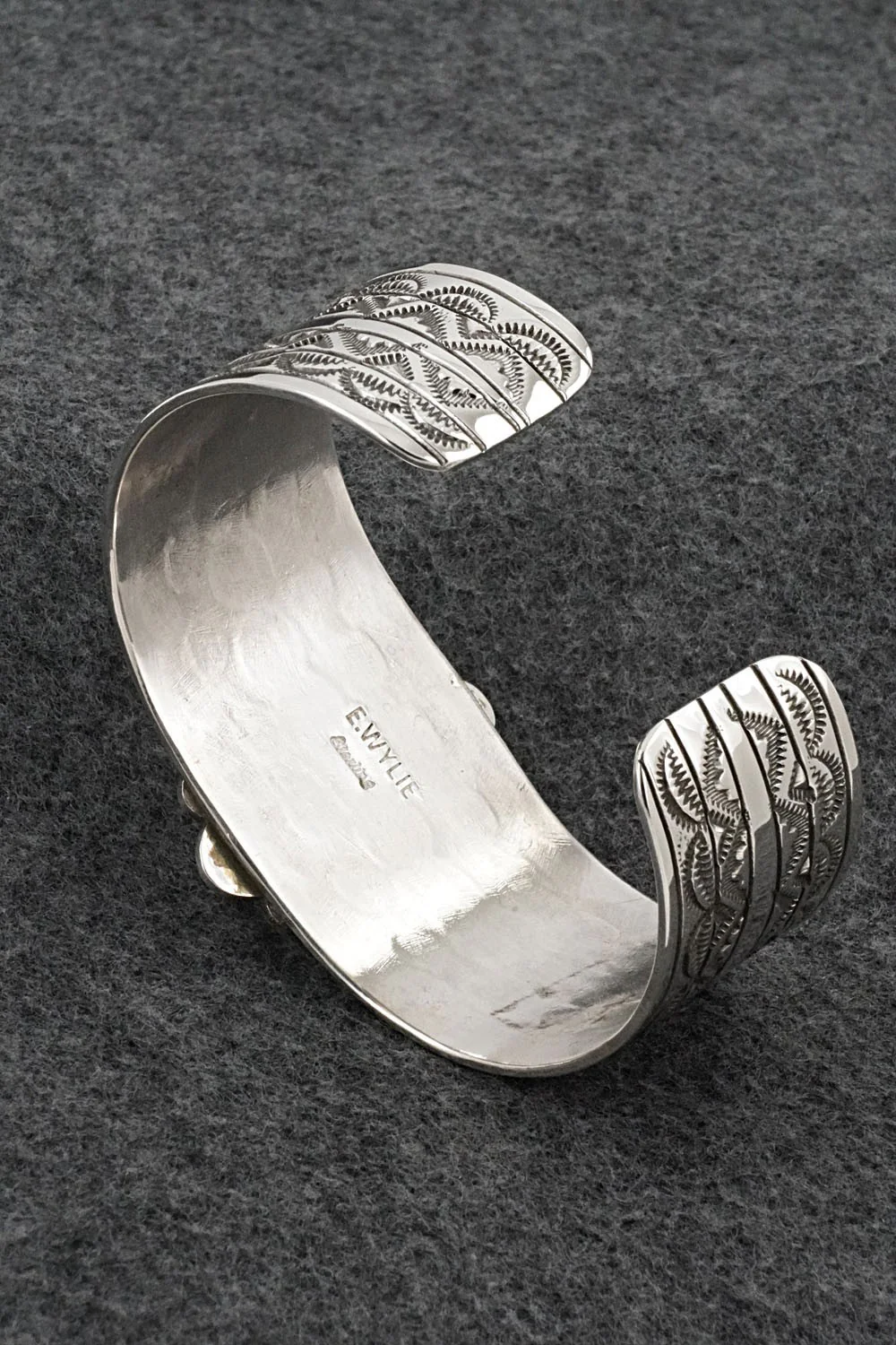 Turquoise & Sterling Silver Bracelet - Eula Wylie - Image 8