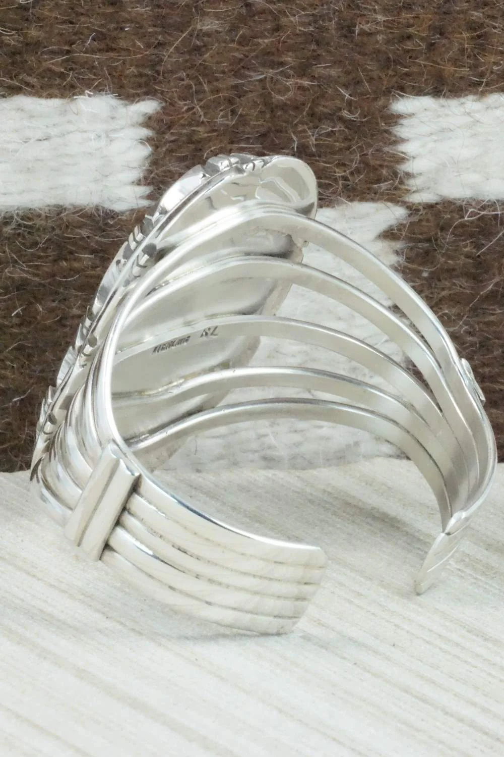 Turquoise & Sterling Silver Bracelet - Rita Lee - Image 4