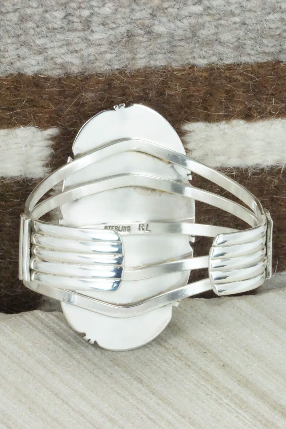 Turquoise & Sterling Silver Bracelet - Rita Lee - Image 6