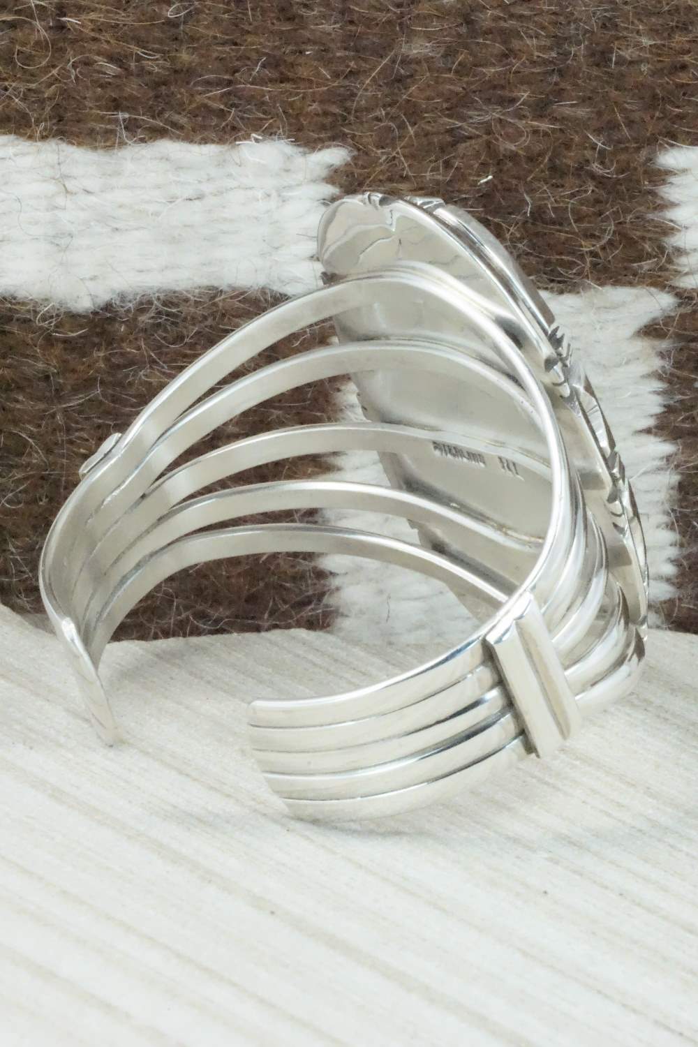 Turquoise & Sterling Silver Bracelet - Rita Lee - Image 7