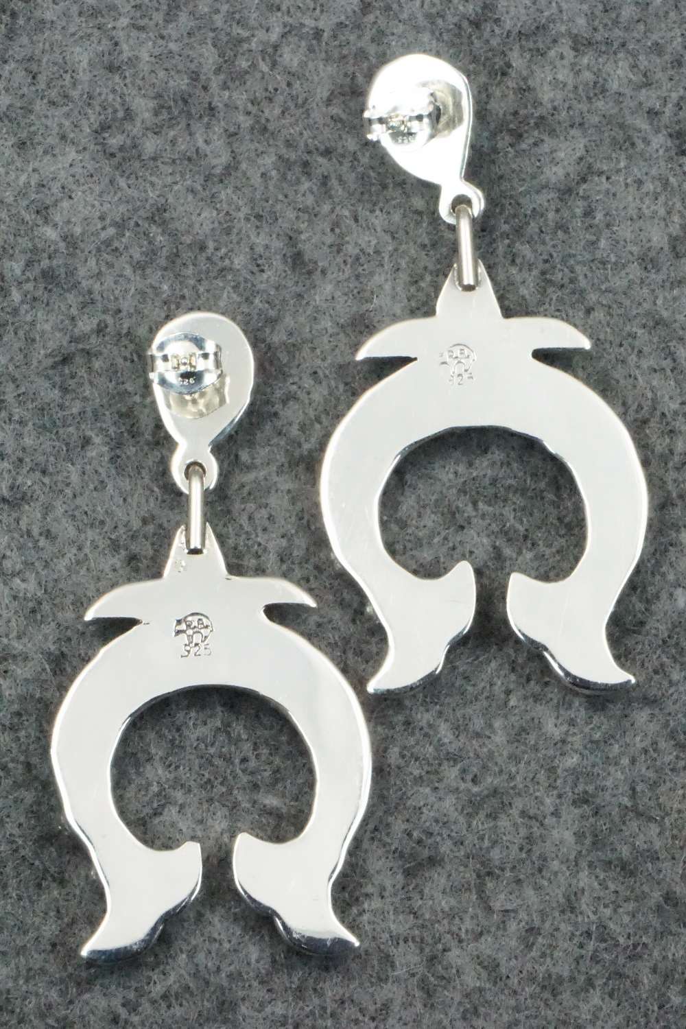 Turquoise & Sterling Silver Earrings - Annie Spencer - Image 6