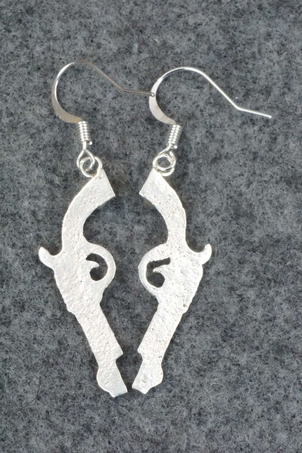 Turquoise & Sterling Silver Earrings - Bruce Chee - Image 6