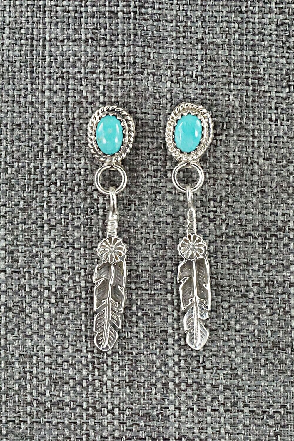 Turquoise & Sterling Silver Earrings - Judy Largo - Image 7