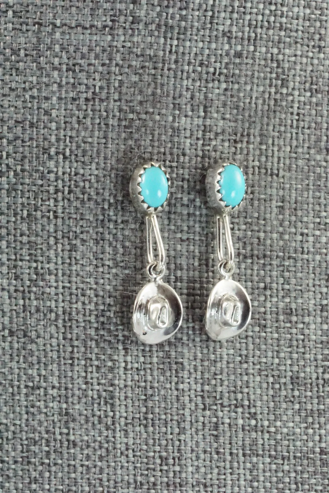 Turquoise & Sterling Silver Earrings - Sharon McCarthy - Image 4
